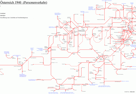 Bahnnetz AT 1940 V 4 5