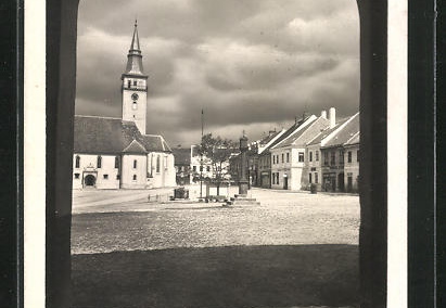 AK-Jemnice-Marktplatz-mit-Kirche