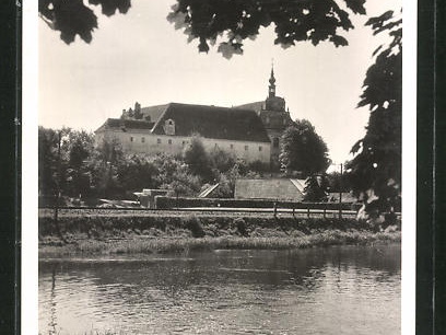 AK-Dacice-Blick-zum-Franziskaner-Kloster