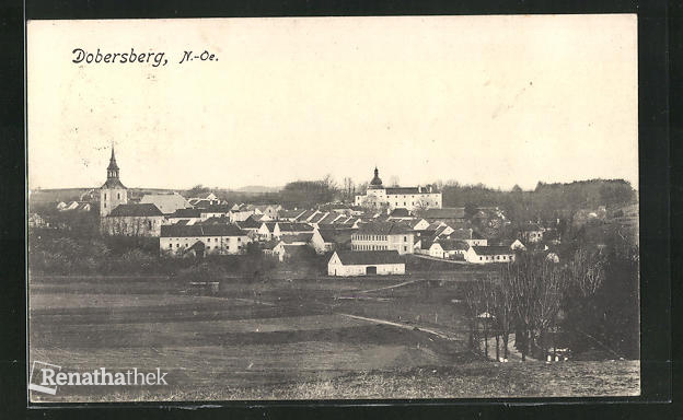 AK-Dobersberg-Gesamtansicht-der-Ortschaft-mit-Kirche.jpg