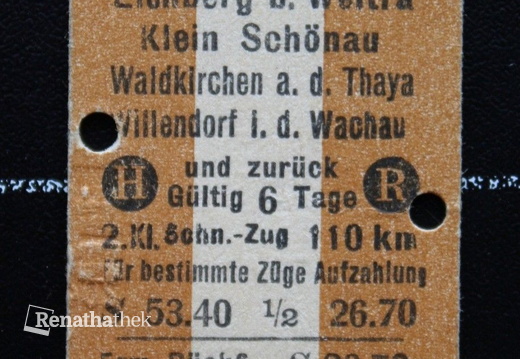 fahrkarte waldkirchen