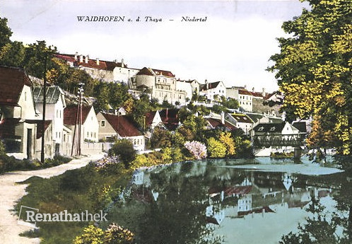 AK-Waidhofen-a-d-Thaya-Villen-am-Flussuferver