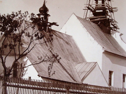 05 - oprava kostela ve 20. letech Kostelec