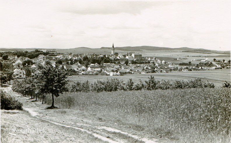 Pohled na město z Předlísek - 1939.jpg
