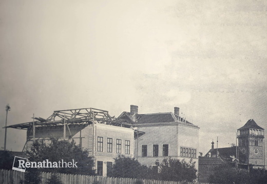 1907 přístavba měšťanské školy / Erweiterung der Bürgerschule