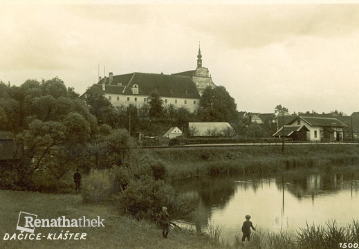 1932 zastávka Dačice / Bahnhaltestelle