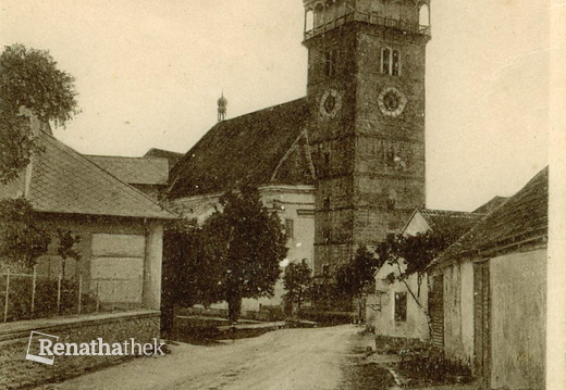 1916 stržení mědi / Kupferabnahme vom Turmdach