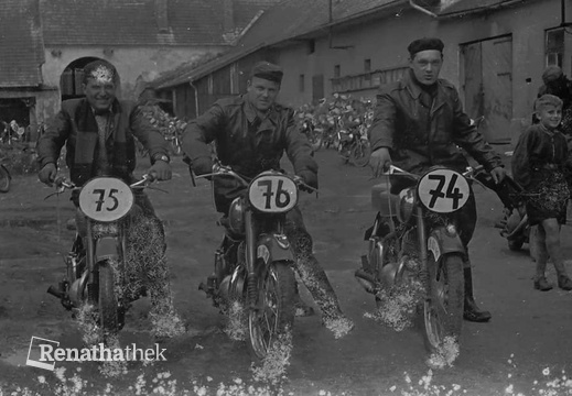 Závody v Třešti v r.1955-56