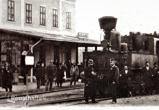 Bahnhof Raabs 1900