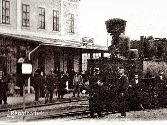 Bahnhof Raabs 1900