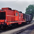 2045.07 in Göpfritz im Verschub 1.6.1985. Diese Lok bleibt den ganzen Tag in Göpfritz und fa╠êhrt auch alle Zu╠êge unserer Strecke.