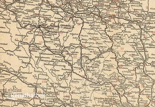 eisenbahnkarte 1913