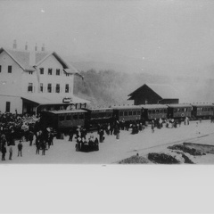 1900 Bahnhof Raabs Inbetriebnahme