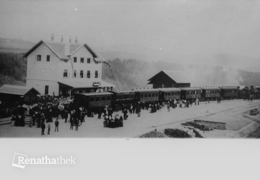 1900 Bahnhof Raabs Inbetriebnahme
