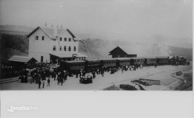 1900 Bahnhof Raabs Inbetriebnahme.jpg
