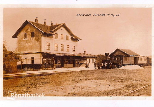 1926 Bahnhof Raabs