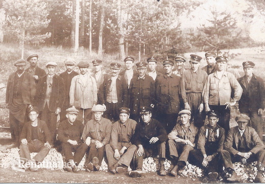 Bahnarbeiter Sieghartsles-Weinern 1929